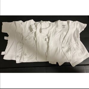 Gerber Organic Cotton Side Snap Diaper Shirts